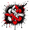 Irish knot tattoo design idea