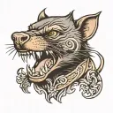Tasmanian devil tattoo design idea