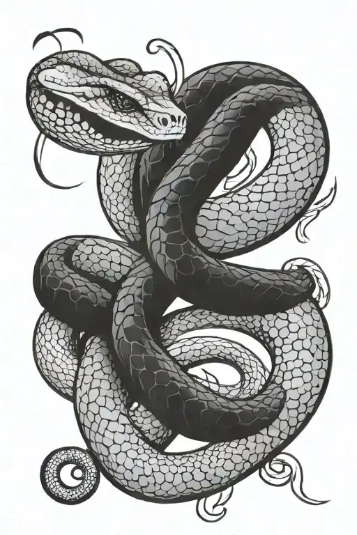 join or die snake tattoo design idea