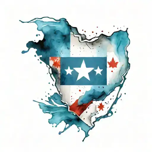 registered nurse canada and Philippines flag tattoo design idea