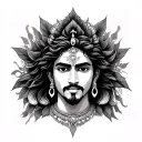 Surya Dev tattoo design idea