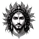 Surya Dev tattoo design idea