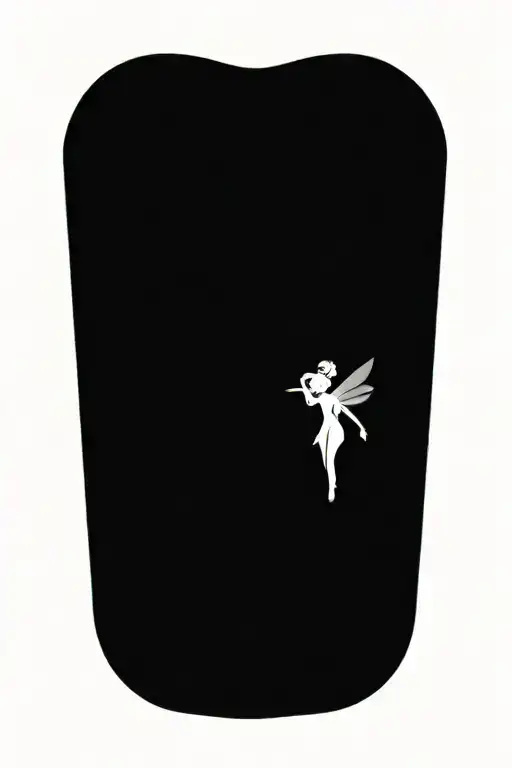 pinup fairy modern fantasy style tattoo design idea