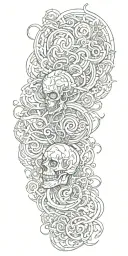 Insanity tattoo design idea