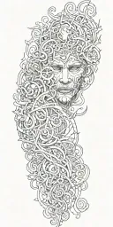 Insanity tattoo design idea