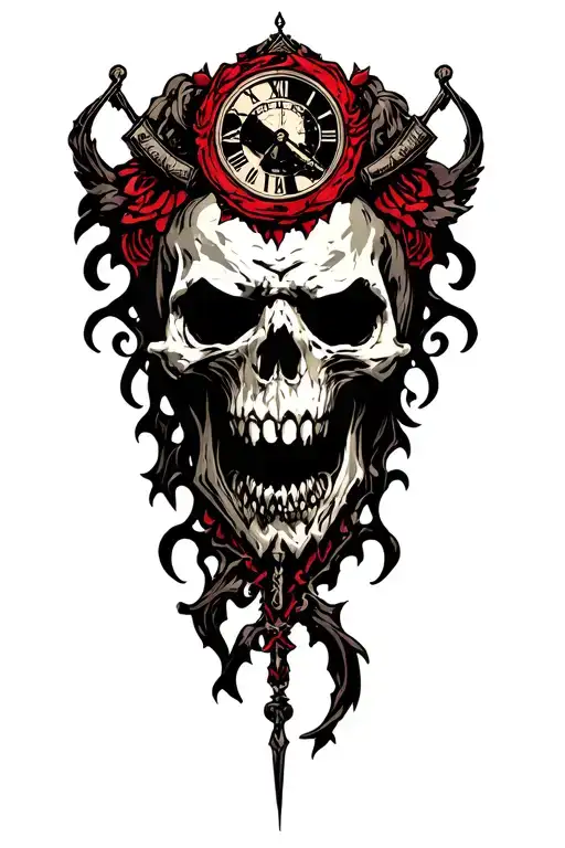 time and value loyalty tattoo design idea