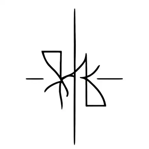 a therapist with the letter H, nature, healing, native american tattoo design idea