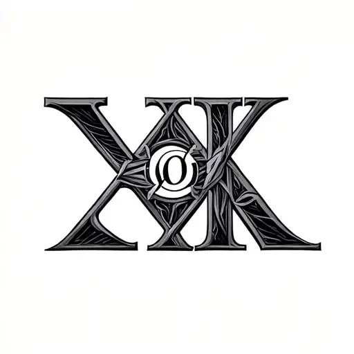 2007 Roman Numerals tattoo design idea