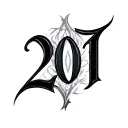 2007 Roman Numerals tattoo design idea