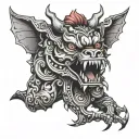 Torogoz tattoo design idea