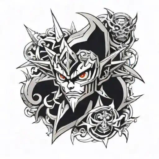 Yu-Gi-Oh tattoo design idea