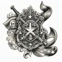 confederate tattoo design idea