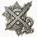 confederate tattoo design idea