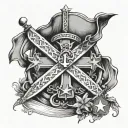 confederate tattoo design idea