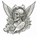tattoo based on the work master and margarita tattoo design idea