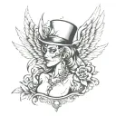 tattoo based on the work master and margarita tattoo design idea