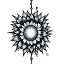 minimal, anxiety, tattoo design idea