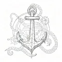 anchor tattoo design idea