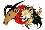 Capricorn And Leo tattoo design idea