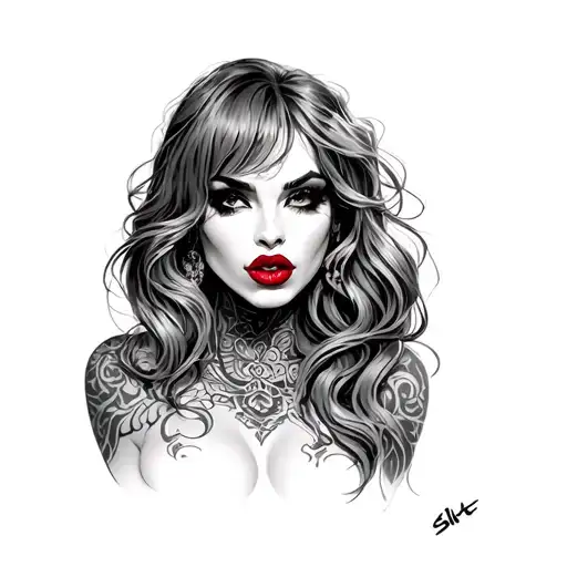 Slut tattoo design idea