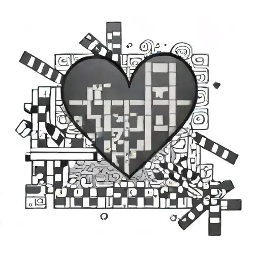 crossword incorporating "my mischief" with mocha, cocoa, midnight, valentine, cheerio, sarabi, and vega tattoo design idea