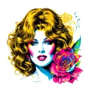 dancing queen abba tattoo design idea