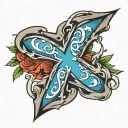 Letter x tattoo design idea