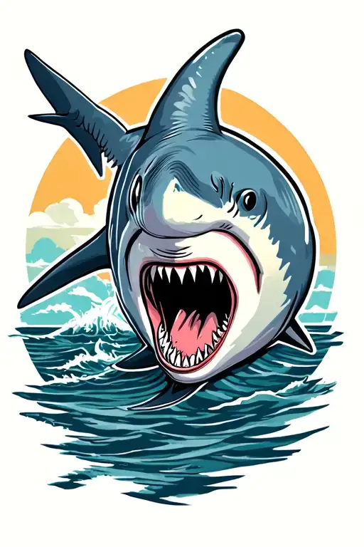 hammerhead shark tattoo design idea