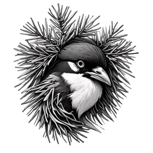 lark spruce tattoo design idea