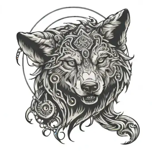 tattoos for a wolf blood tribe  tattoo design idea