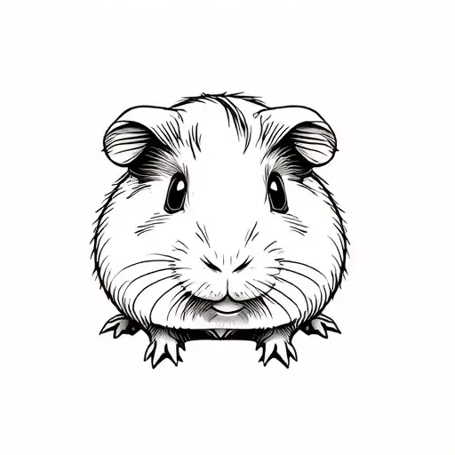 Guinea Pig tattoo design idea