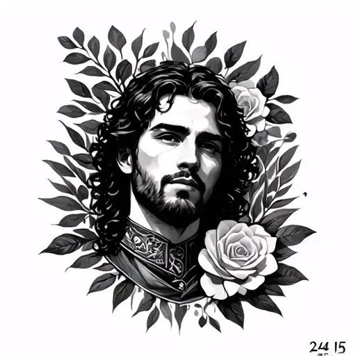 Joshua 24 15 tattoo design idea
