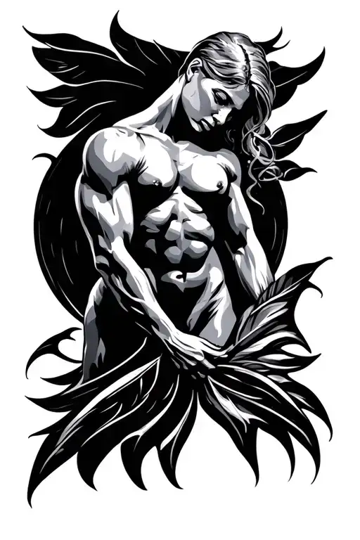 weight loss tattoo design idea