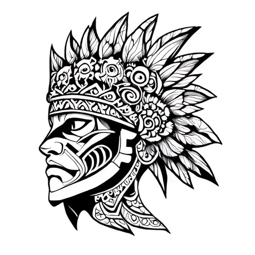 Tezcatlipoca tattoo design idea