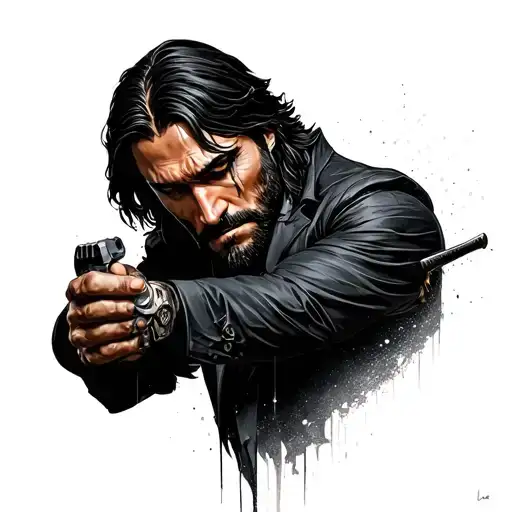 John Wick tattoo design idea