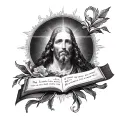 Lords Prayer tattoo design idea