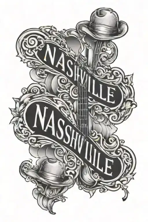 nashville tattoo design idea