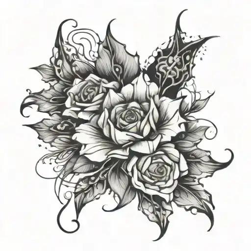 Beautifully Broken tattoo design idea