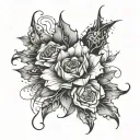 Beautifully Broken tattoo design idea