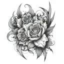 Beautifully Broken tattoo design idea