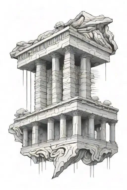 topography map as background surrounded tattoo design idea