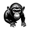 Chinese Monkey tattoo design idea