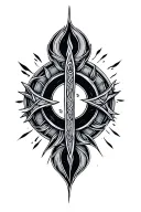 viking binding rune circle mental health awareness tattoo design idea