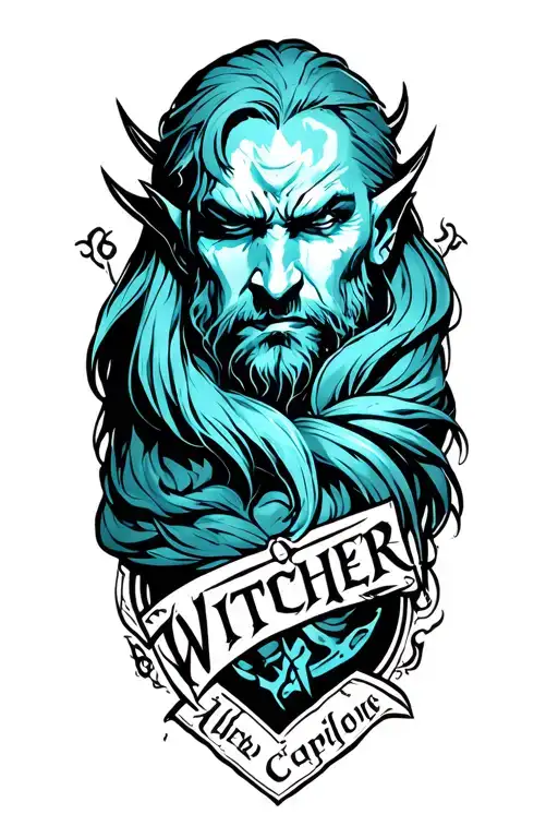 Witcher signs intertwined tattoo design idea