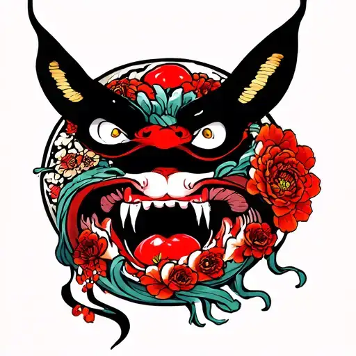 Gluttony tattoo design idea