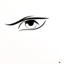 Sanji eye brow tattoo design idea