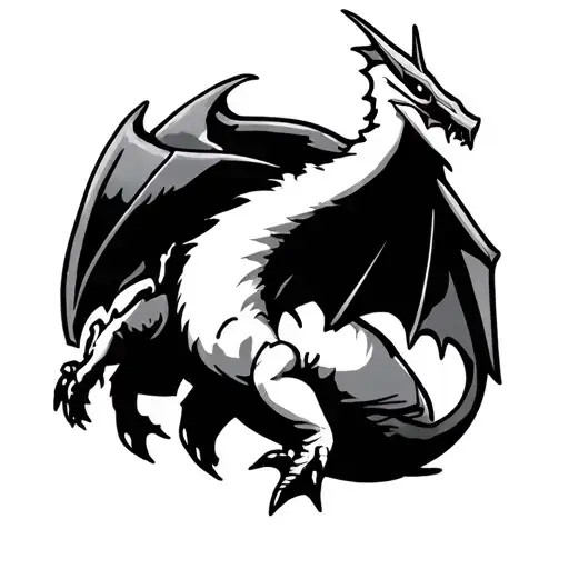 Lugia monster Hunter tattoo design idea