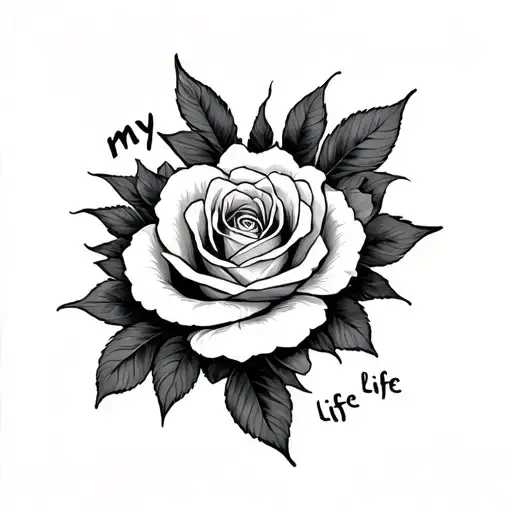 1312 written "my life tattoo design idea