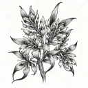 Kangaroo Paw tattoo design idea