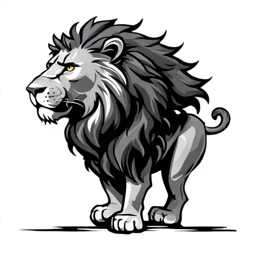 Aston Villa Lion tattoo design idea